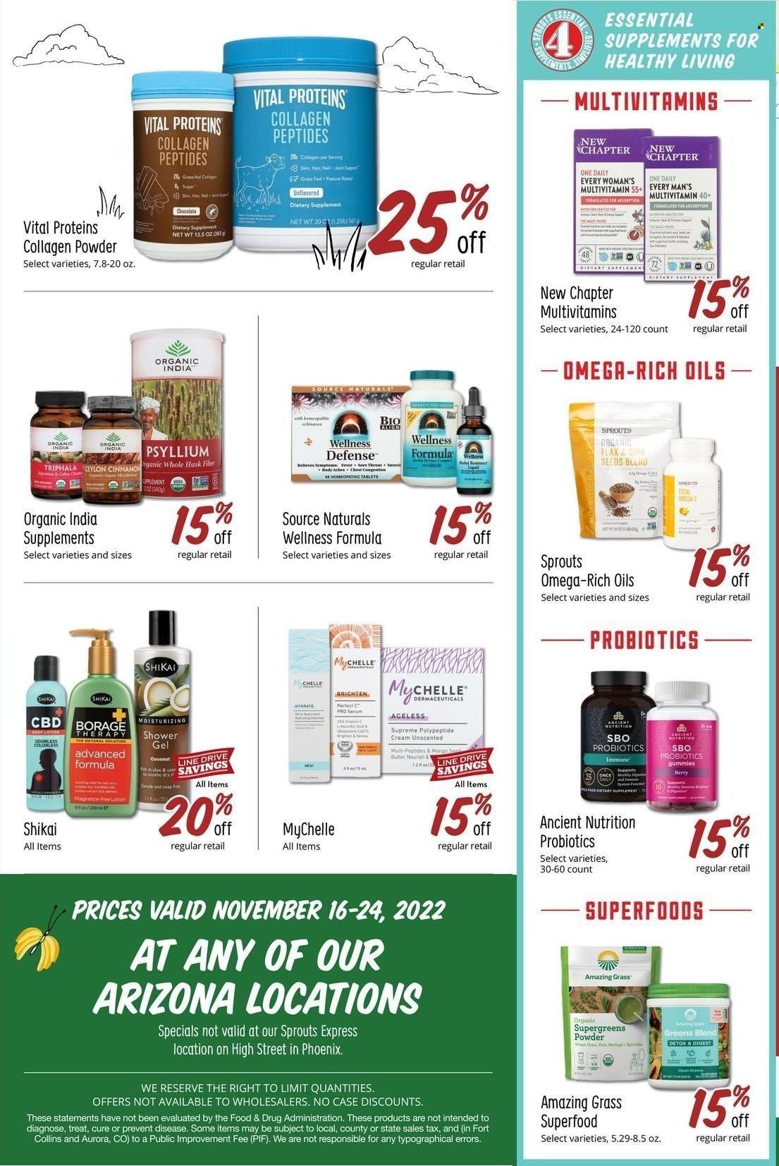 Sprouts Weekly Ad Flyer Specials November 16 to November 24, 2022