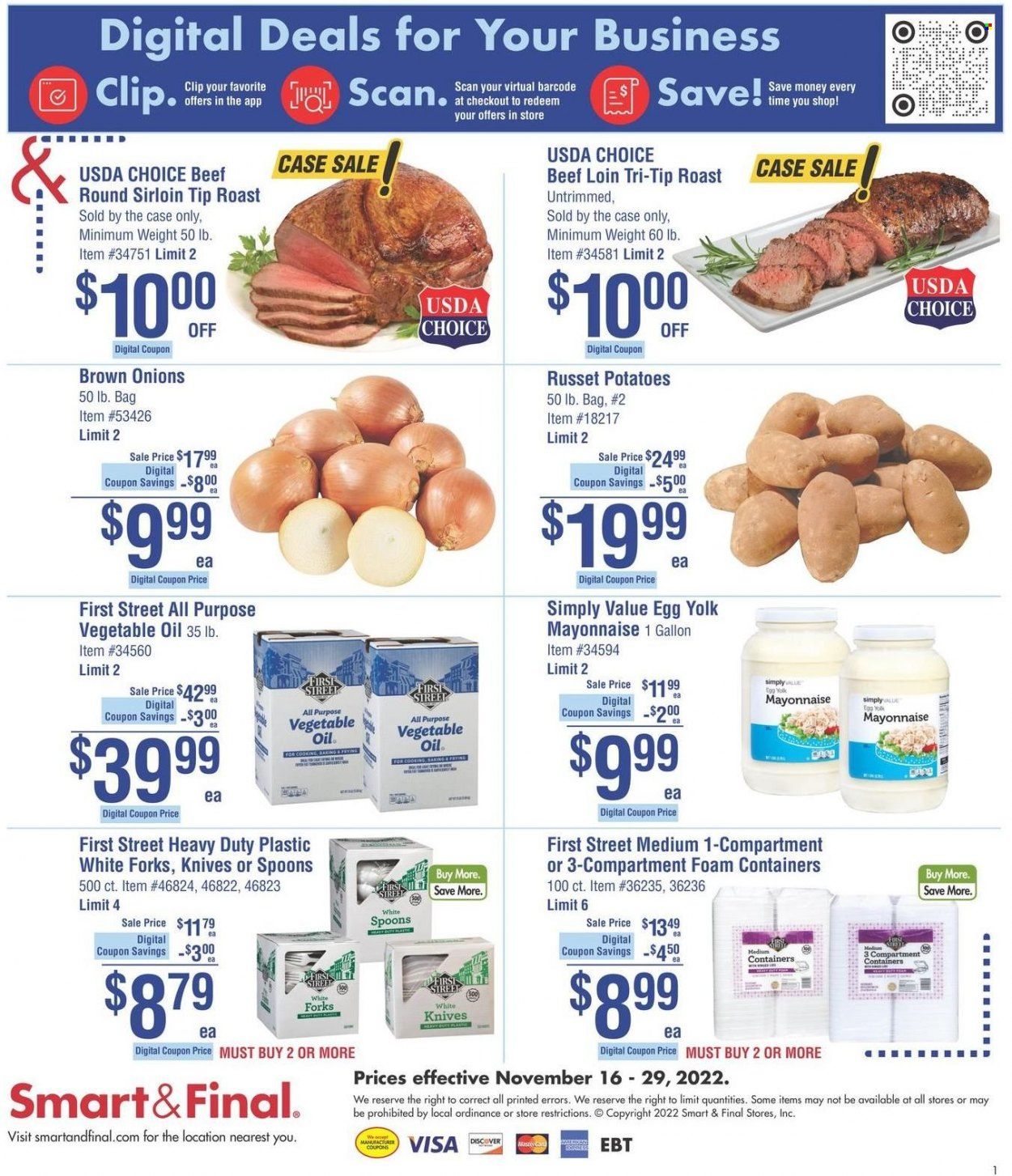 Smart & Final (AZ, CA) Weekly Ad Flyer Specials November 16 to November 29, 2022