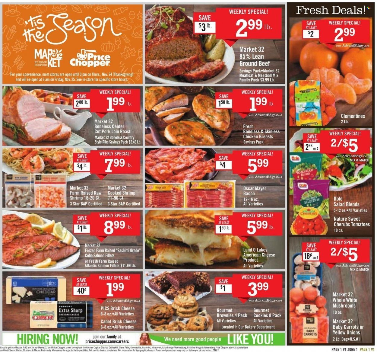 Price Chopper (CT, NY, PA, VT) Weekly Ad Flyer Specials November 13 to November 19, 2022