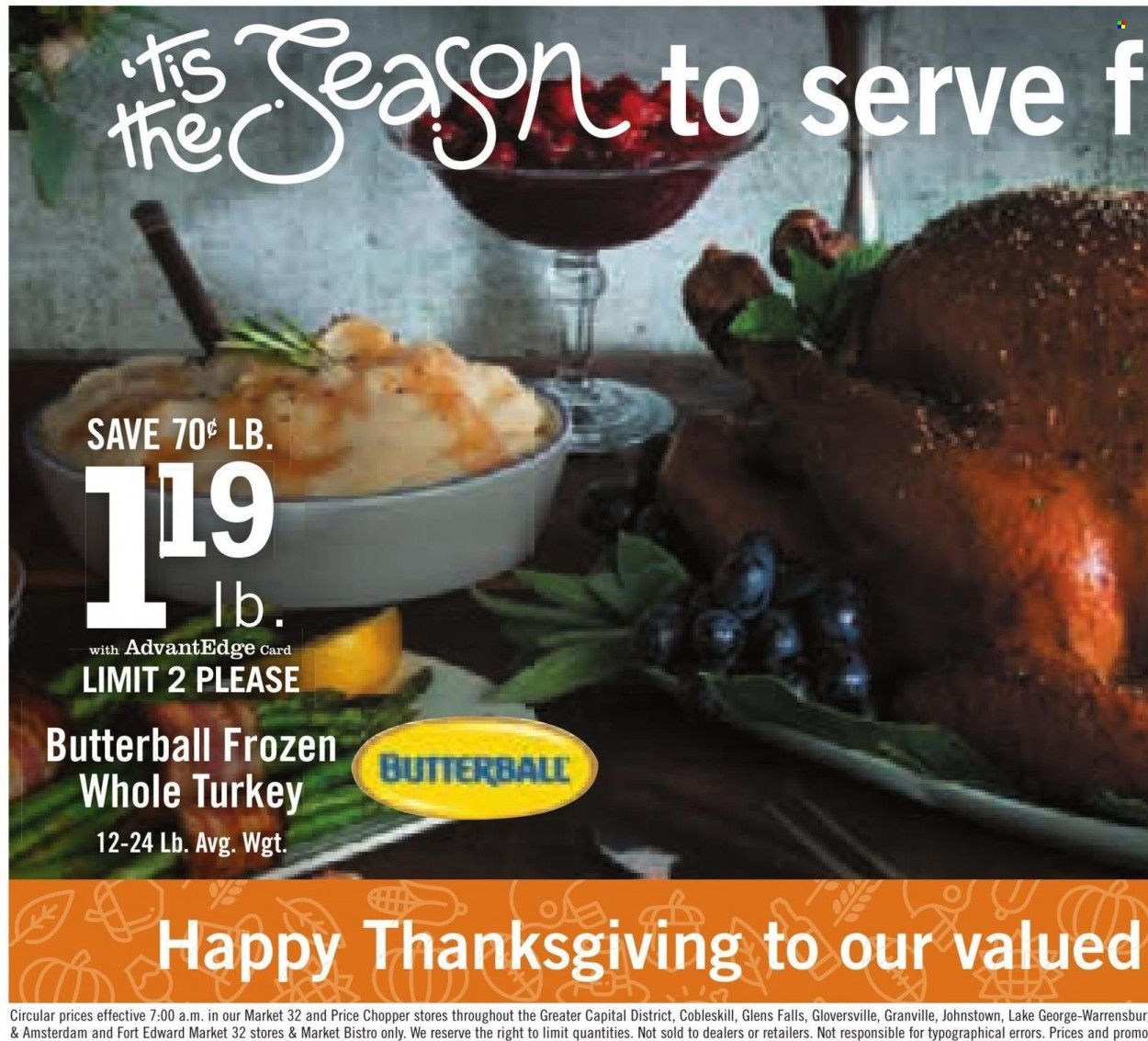 Price Chopper (CT, NY, PA, VT) Weekly Ad Flyer Specials November 13 to November 19, 2022