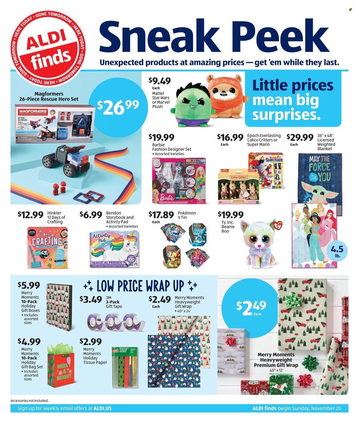 ALDI (MI, MN, NJ, NY, PA, VT) Weekly Ad Flyer Specials November 20 to November 26, 2022