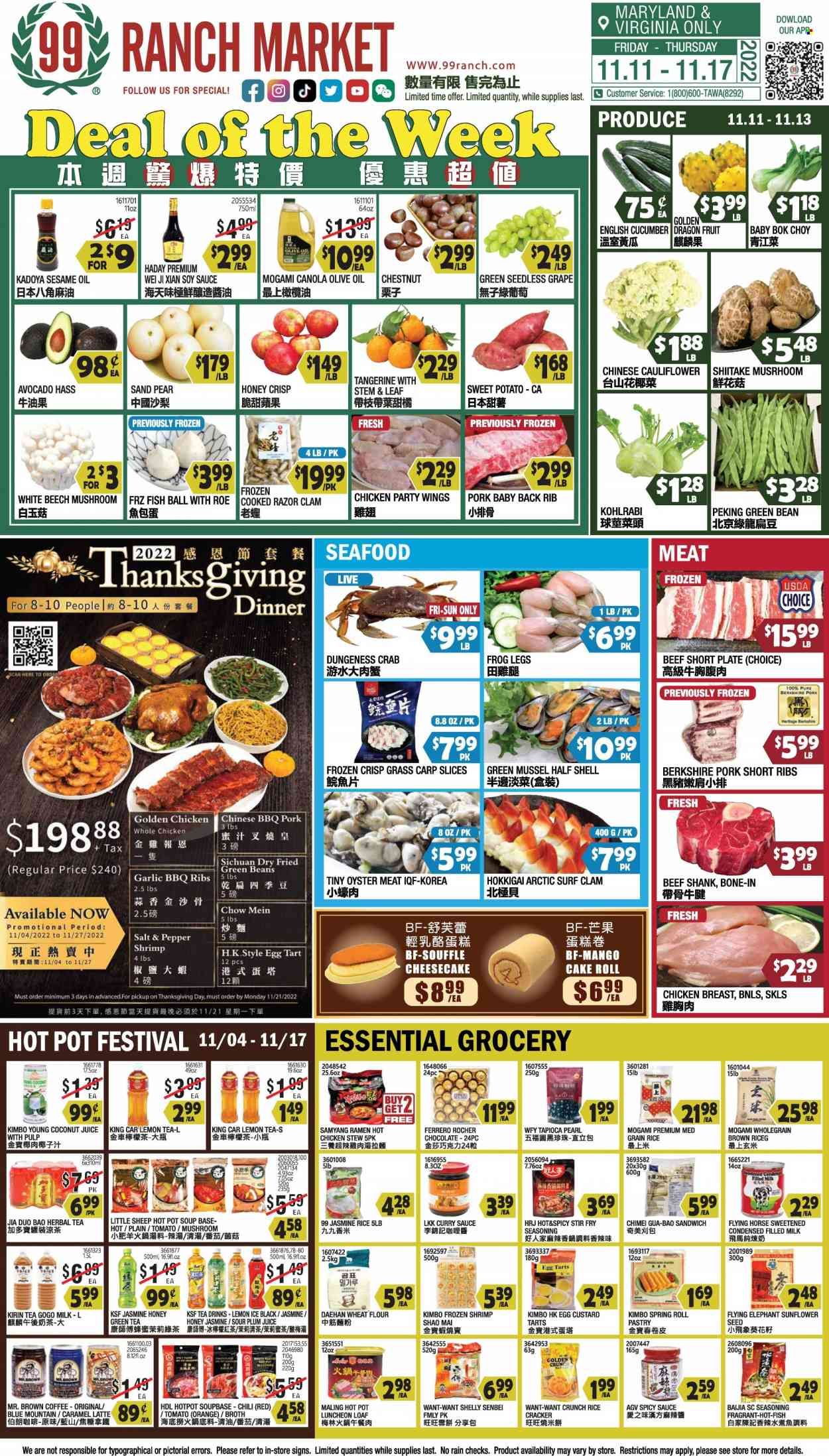 99 Ranch Market (10, MD) Weekly Ad Flyer Specials November 11 to November 17, 2022