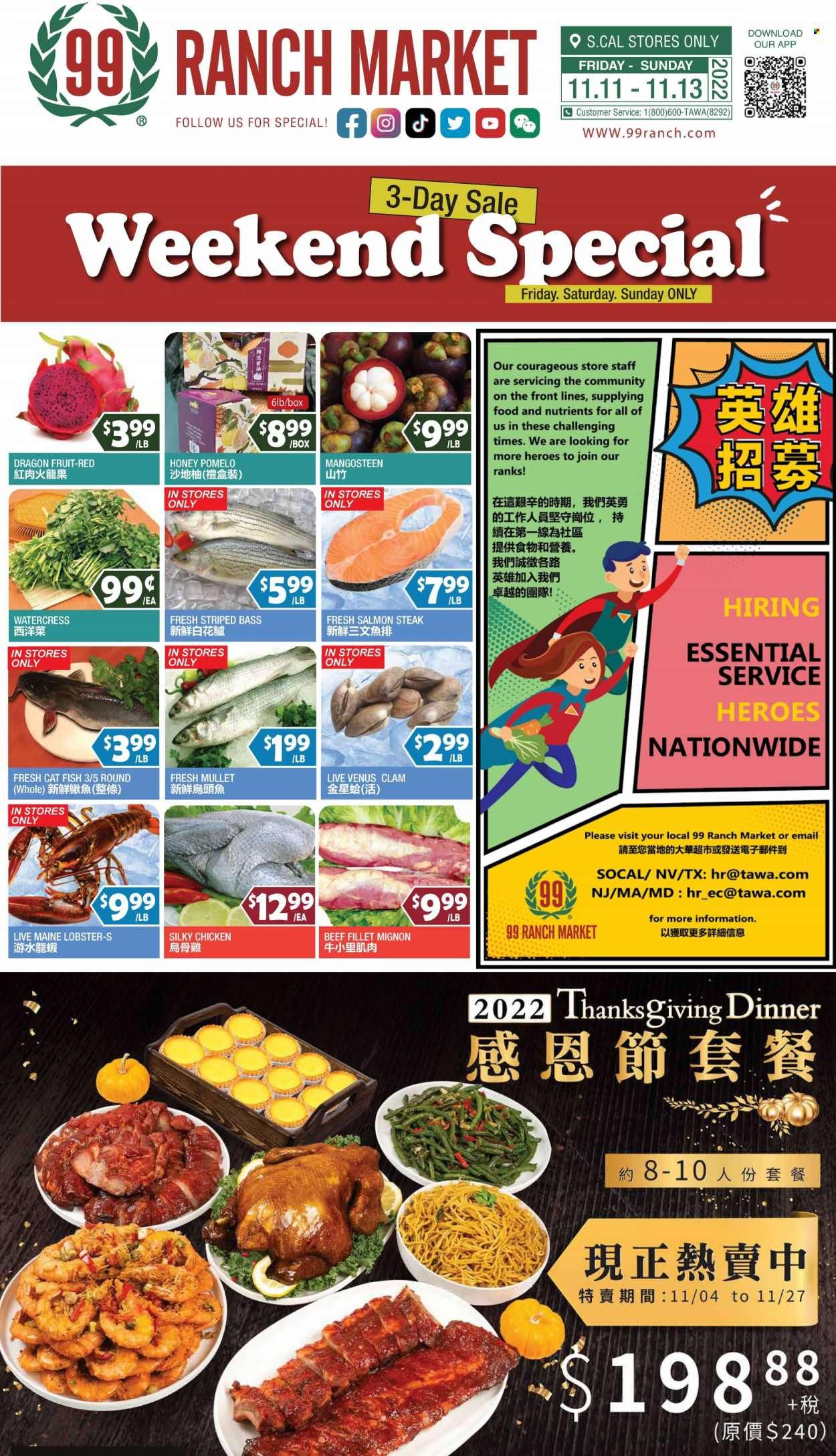 99 Ranch Market (40, CA) Weekly Ad Flyer Specials November 11 to November 17, 2022