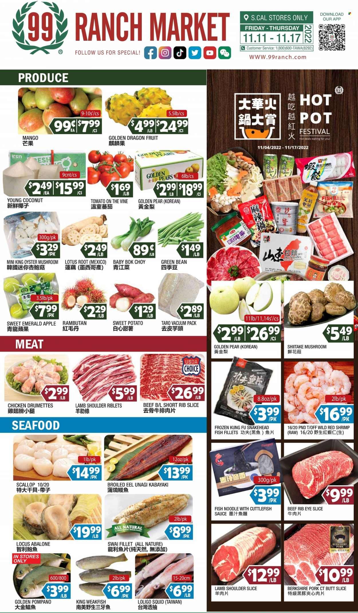 99 Ranch Market (40, CA) Weekly Ad Flyer Specials November 11 to November 17, 2022