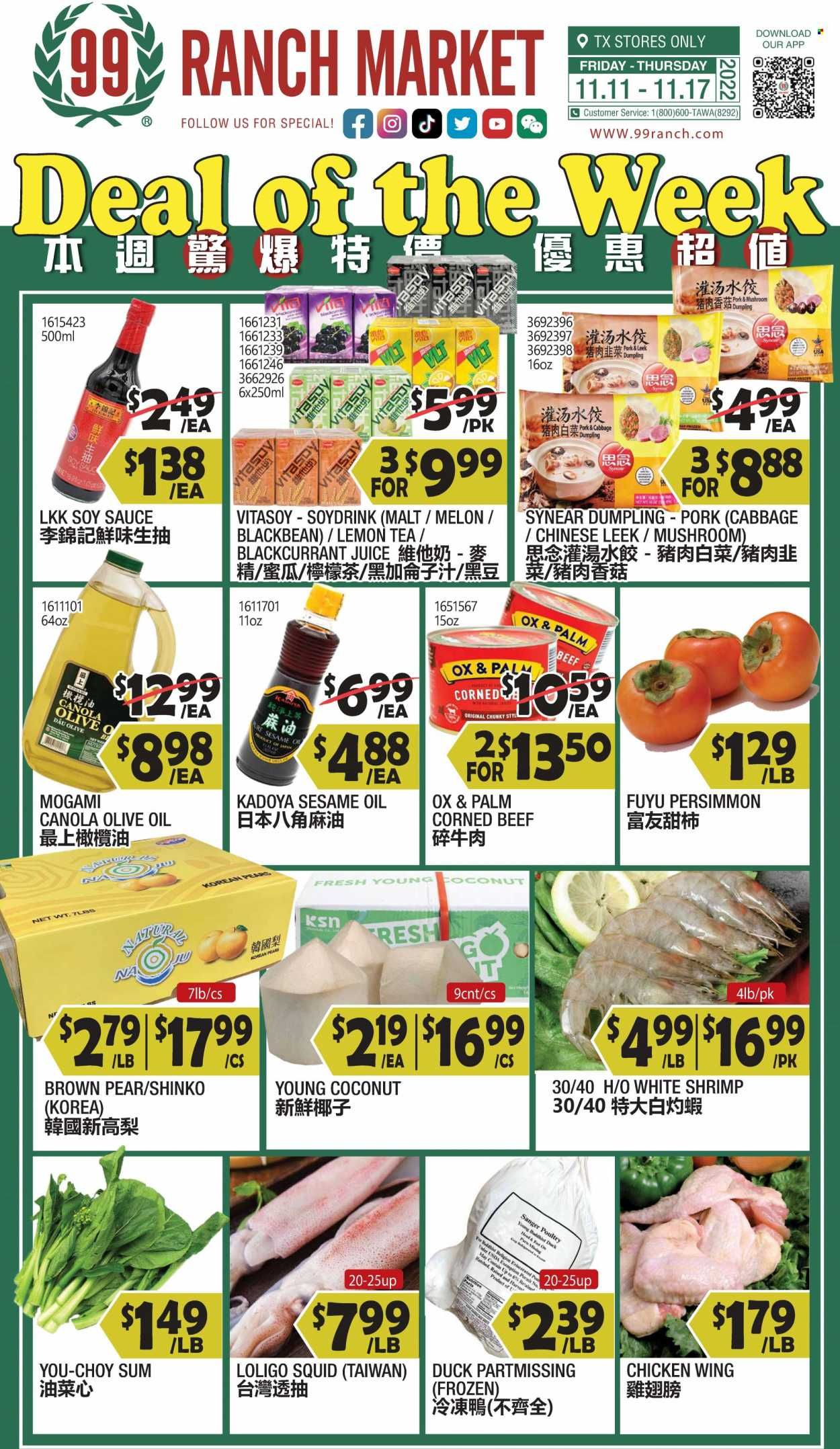 99 Ranch Market (TX) Weekly Ad Flyer Specials November 11 to November 17, 2022
