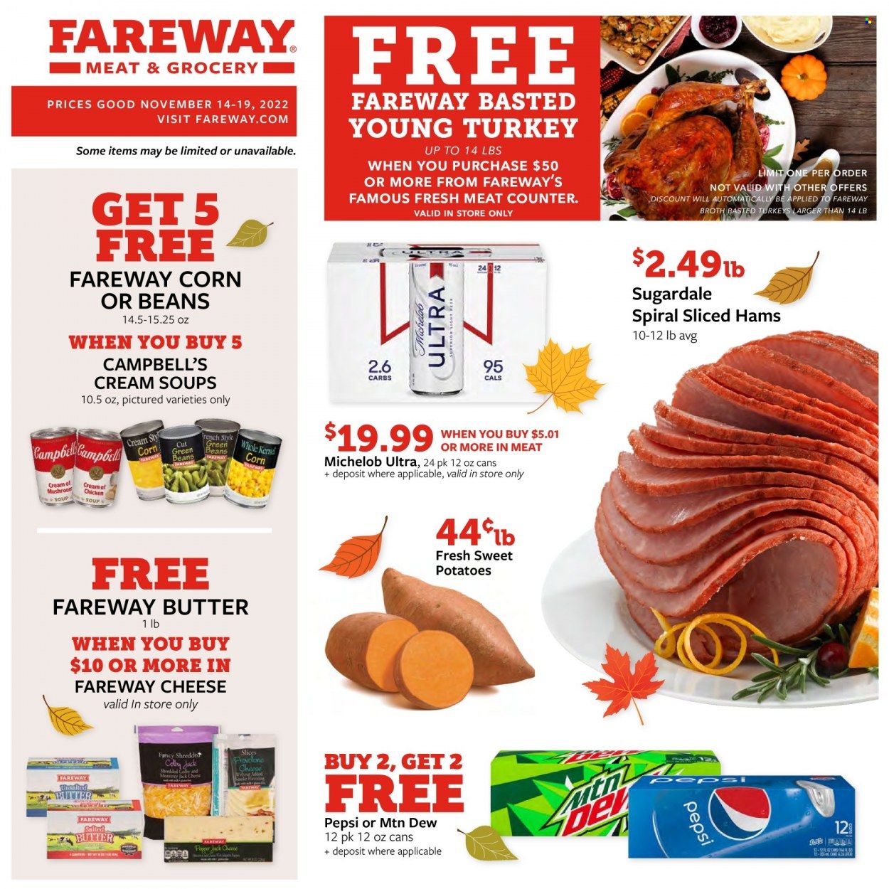 Fareway (IA) Weekly Ad Flyer Specials November 14 to November 19, 2022