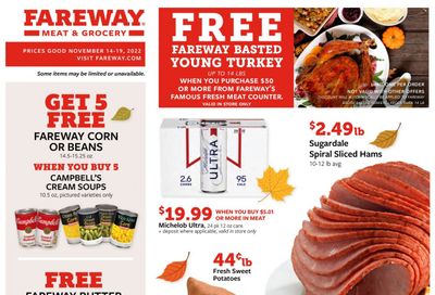 Fareway (IA) Weekly Ad Flyer Specials November 14 to November 19, 2022