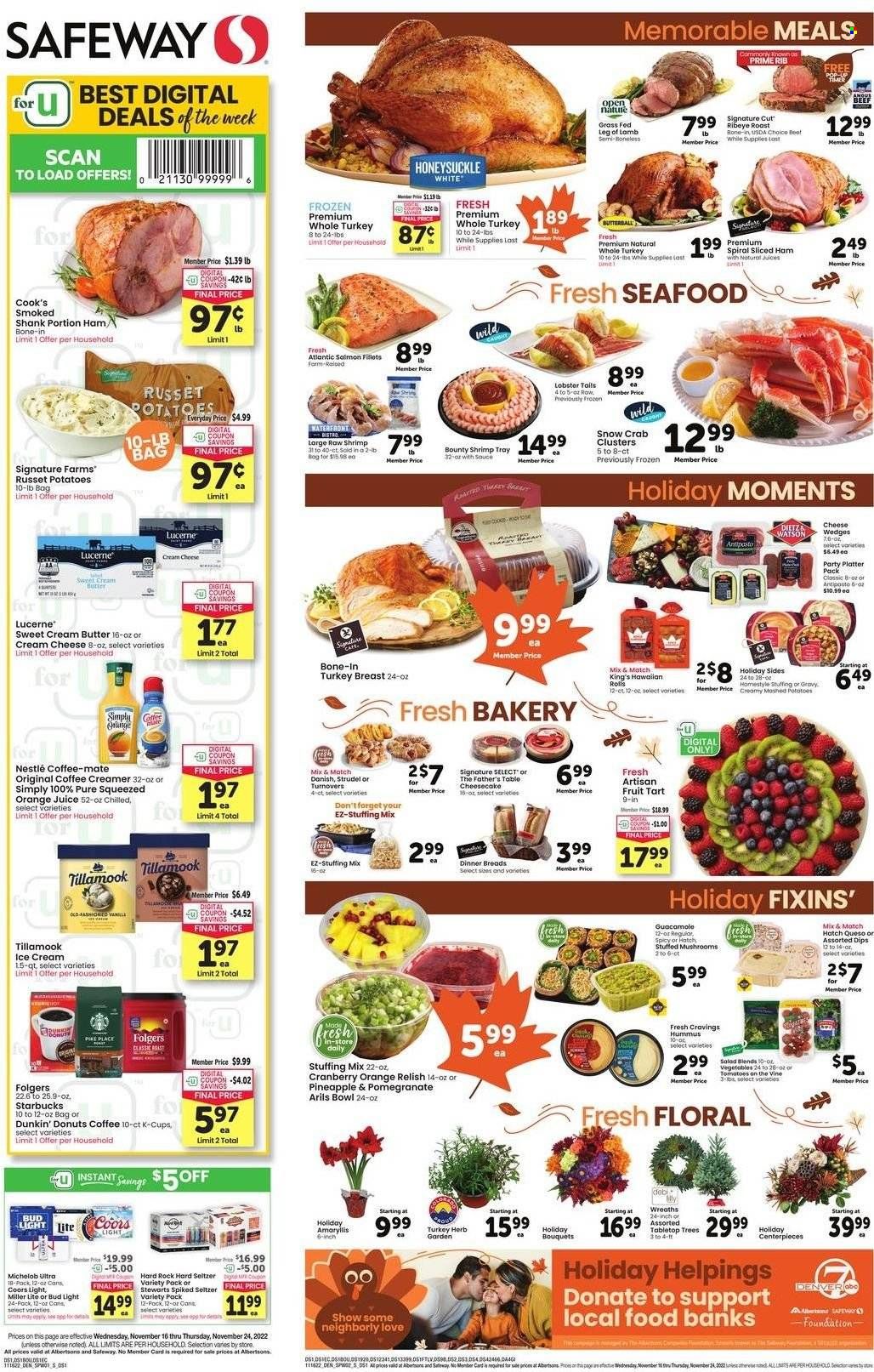 Safeway (CO) Weekly Ad Flyer Specials November 16 to November 24, 2022