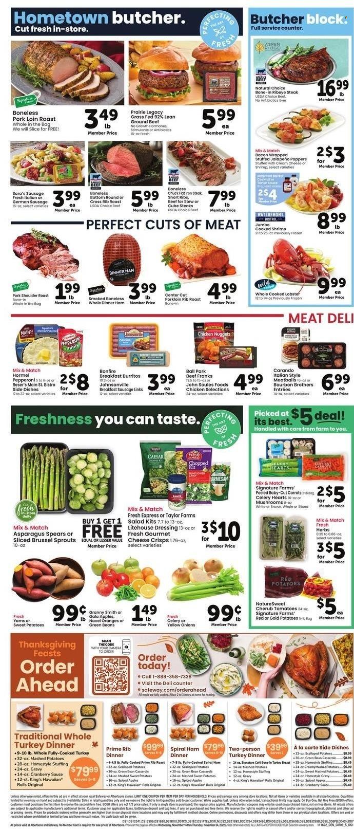 Safeway (CO) Weekly Ad Flyer Specials November 16 to November 24, 2022