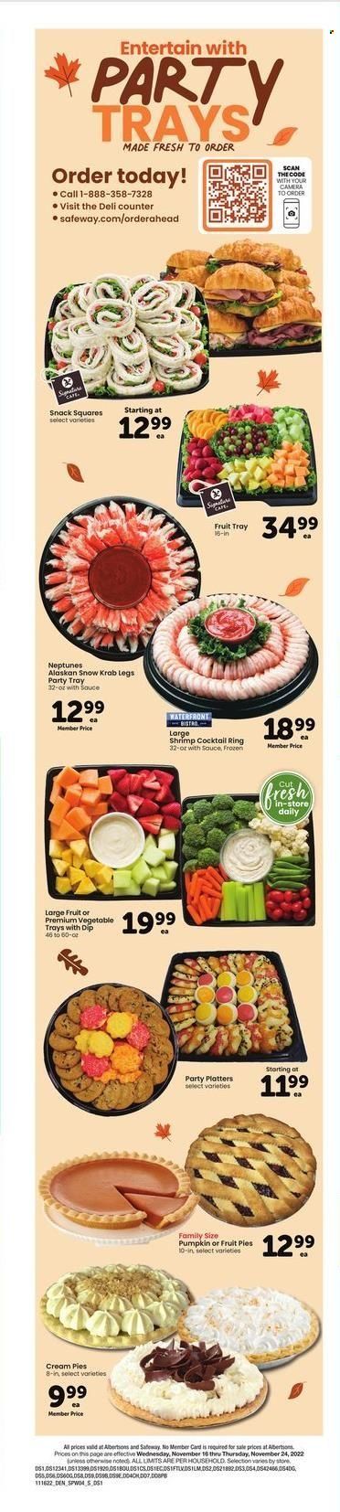 Safeway (CO) Weekly Ad Flyer Specials November 16 to November 24, 2022