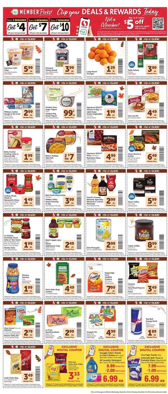 Safeway (CA, HI, OR, WA) Weekly Ad Flyer Specials November 16 to November 24, 2022