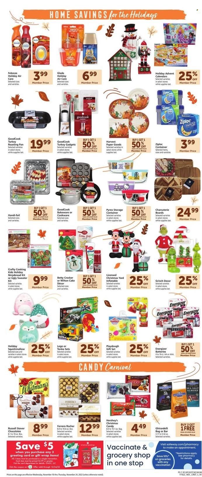 Safeway (CA, HI, OR, WA) Weekly Ad Flyer Specials November 16 to November 24, 2022