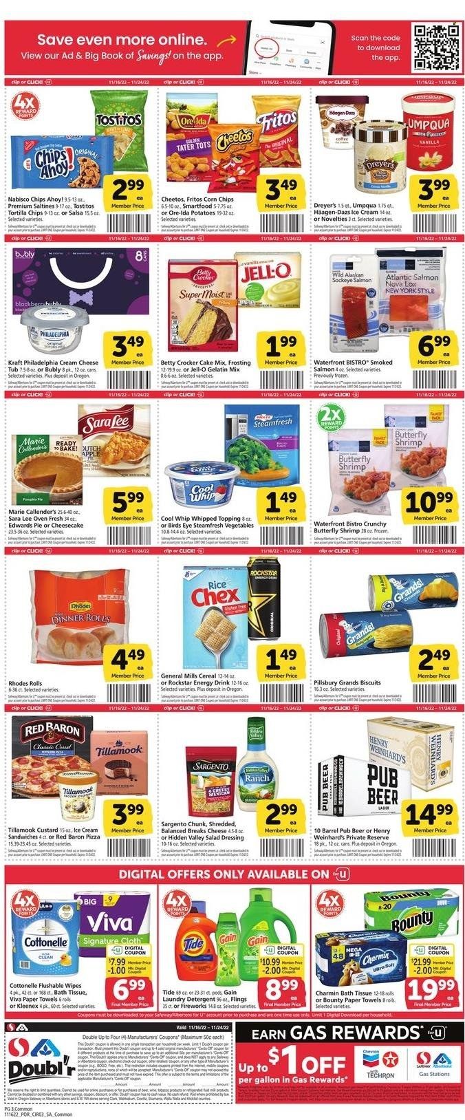 Safeway (OR) Weekly Ad Flyer Specials November 16 to November 24, 2022