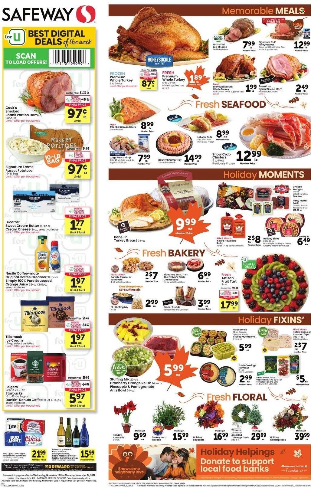 Safeway (SD) Weekly Ad Flyer Specials November 16 to November 24, 2022