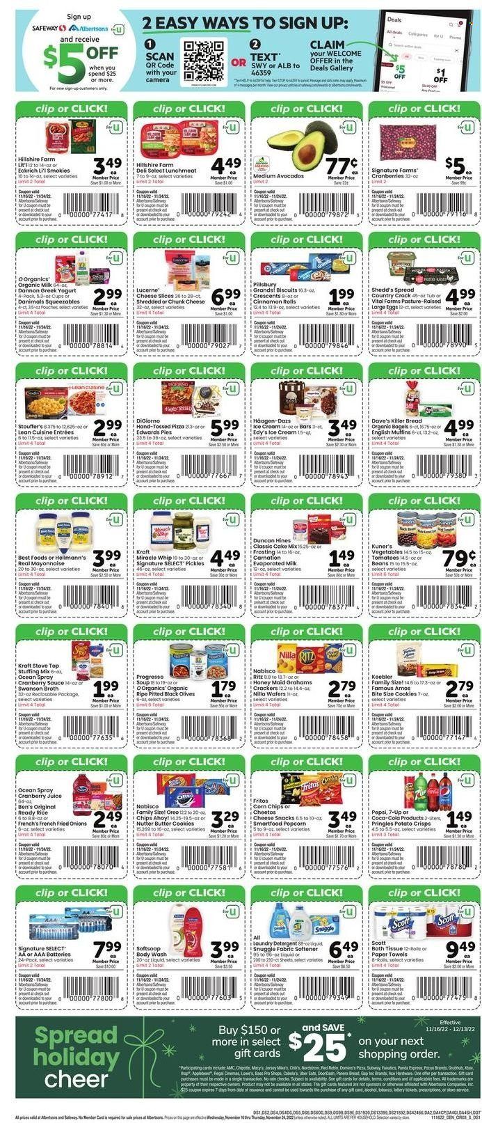 Safeway (SD) Weekly Ad Flyer Specials November 16 to November 24, 2022