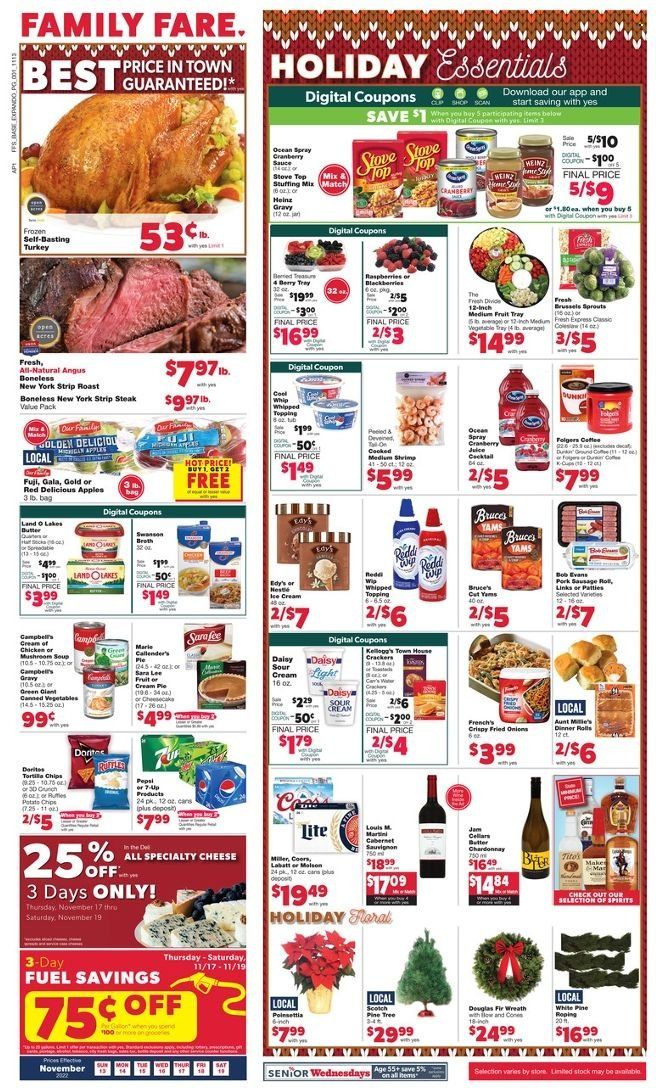 Family Fare (MI) Weekly Ad Flyer Specials November 13 to November 19, 2022