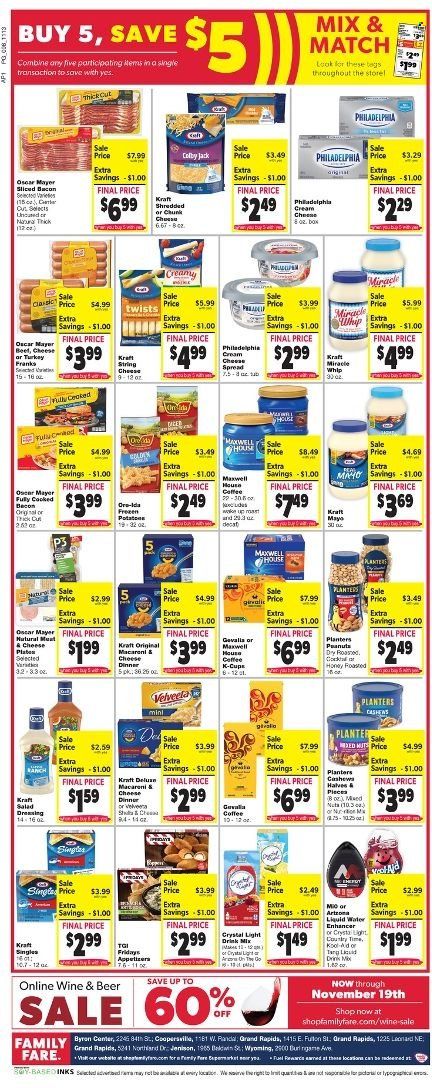 Family Fare (MI) Weekly Ad Flyer Specials November 13 to November 19, 2022