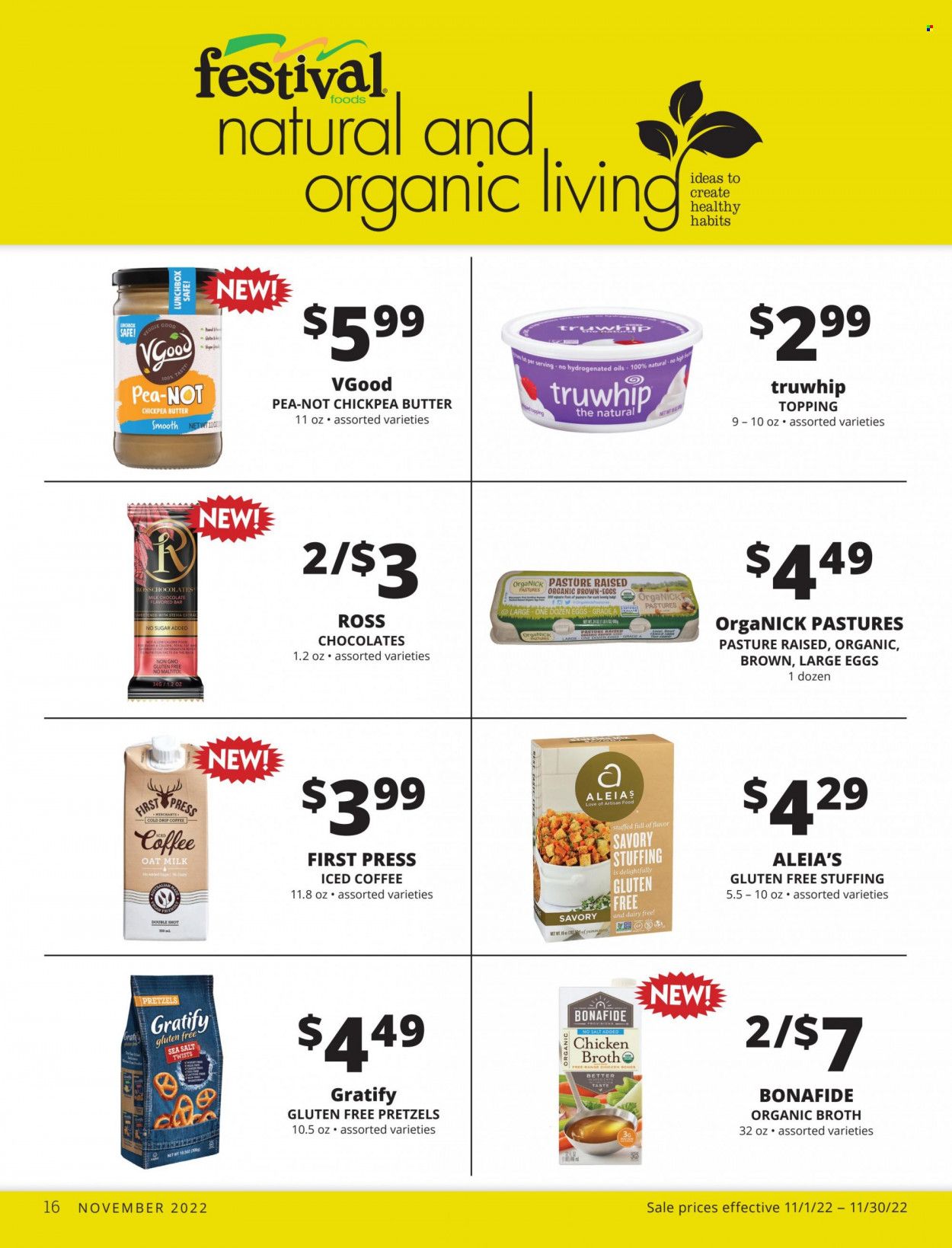 Festival Foods (WI) Weekly Ad Flyer Specials November 1 to November 30, 2022