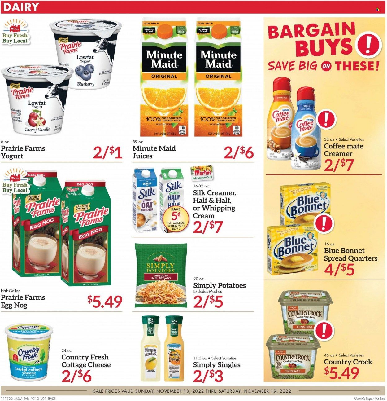 Martin’s (IN, MI) Weekly Ad Flyer Specials November 13 to November 19, 2022