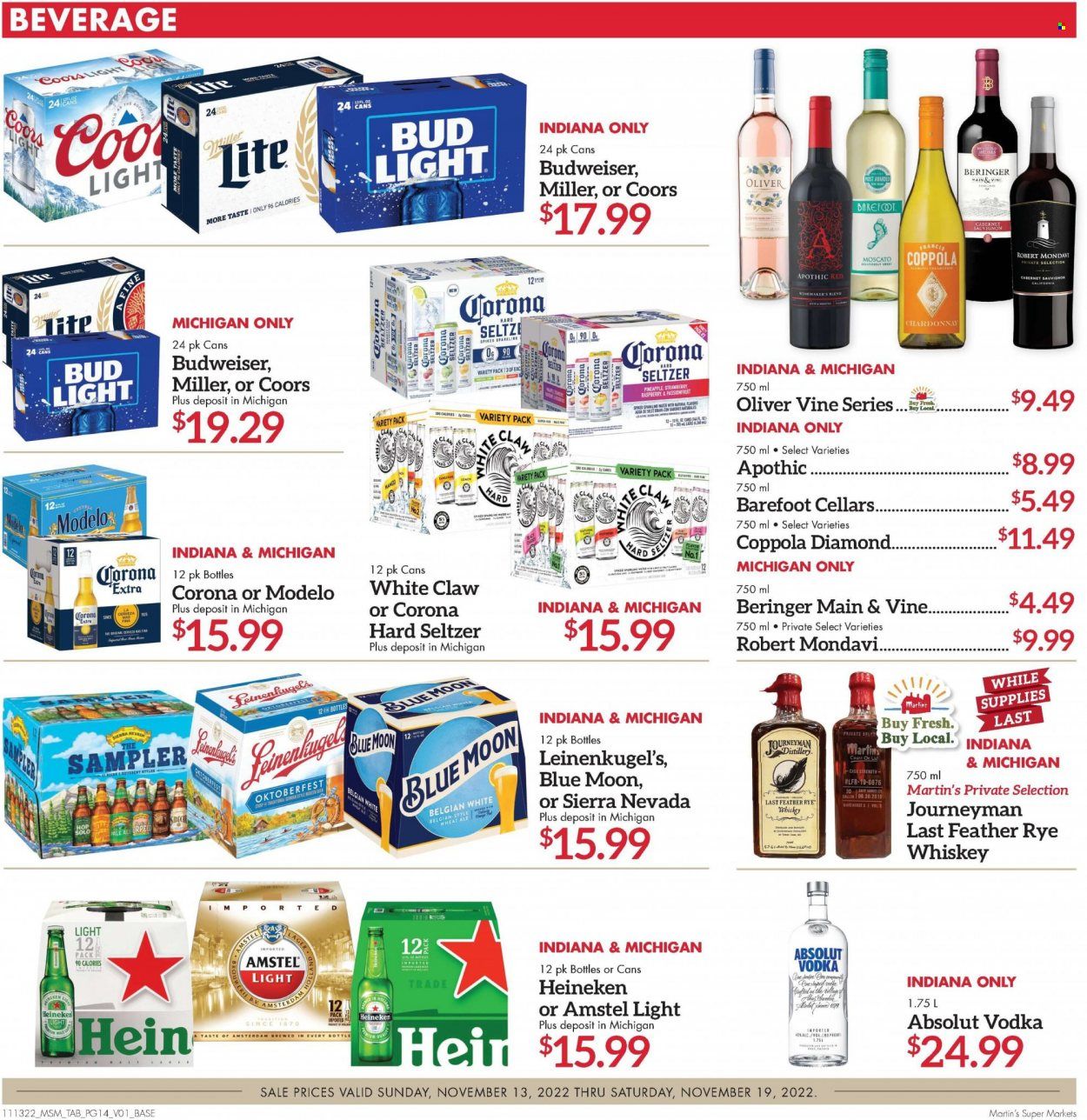 Martin’s (IN, MI) Weekly Ad Flyer Specials November 13 to November 19, 2022
