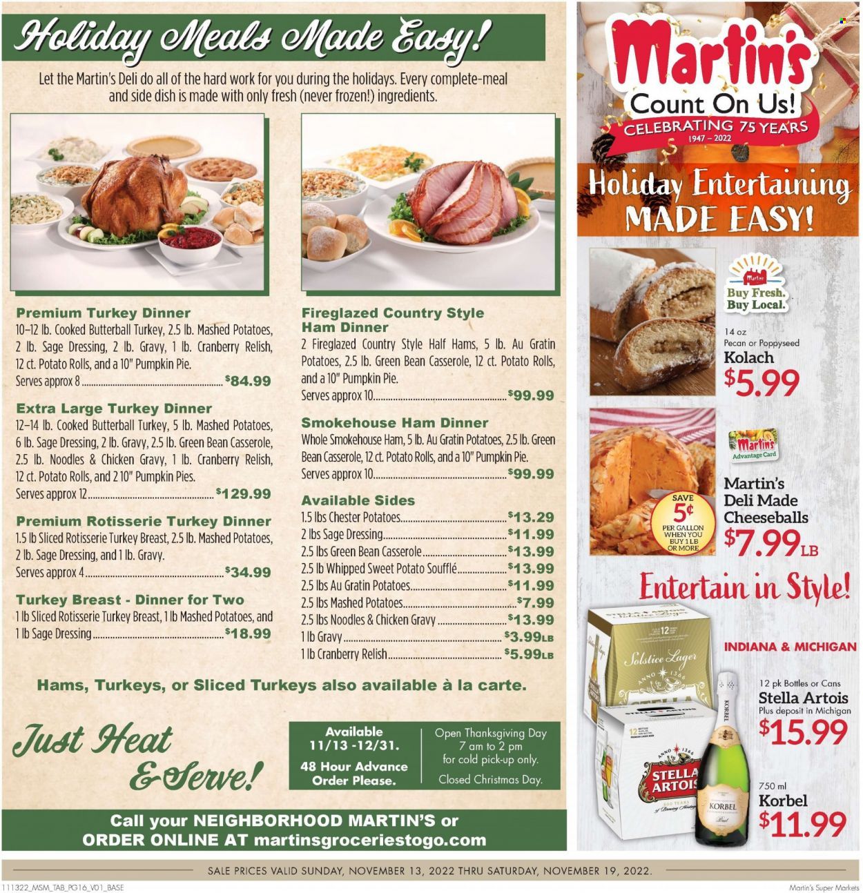 Martin’s (IN, MI) Weekly Ad Flyer Specials November 13 to November 19, 2022