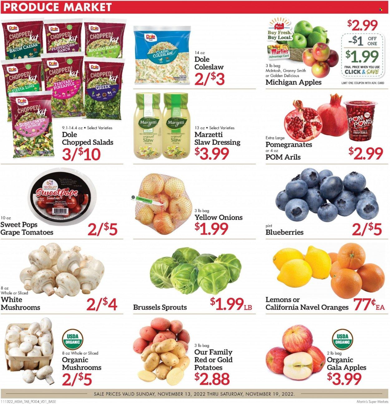 Martin’s (IN, MI) Weekly Ad Flyer Specials November 13 to November 19, 2022