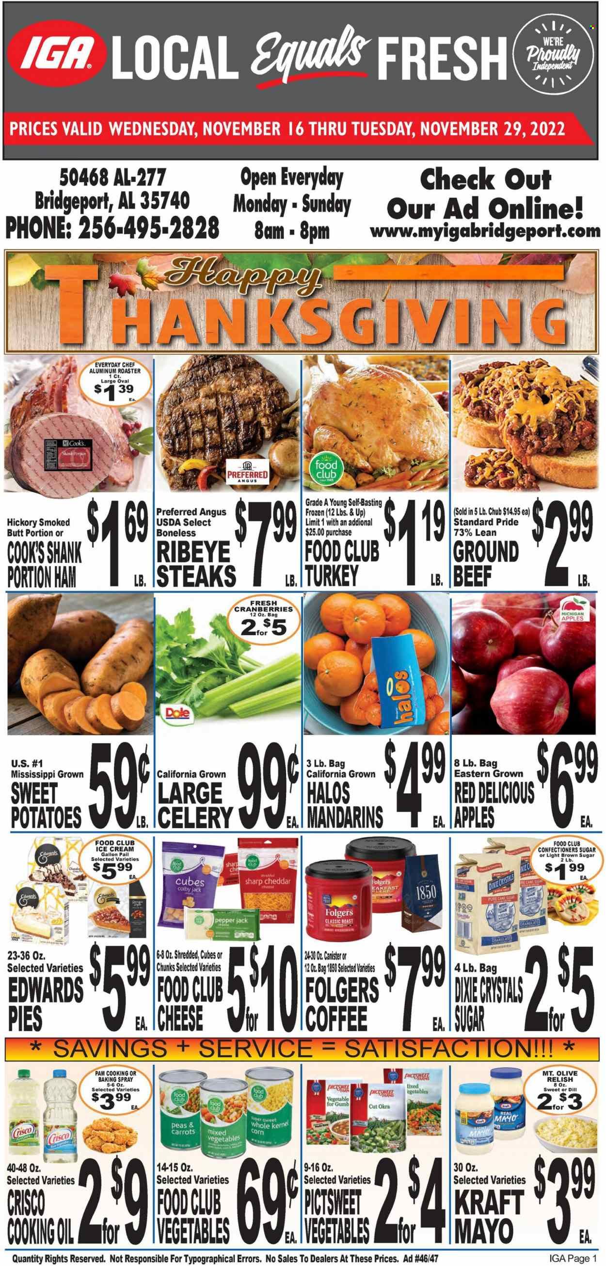 IGA (50) Weekly Ad Flyer Specials November 16 to November 29, 2022