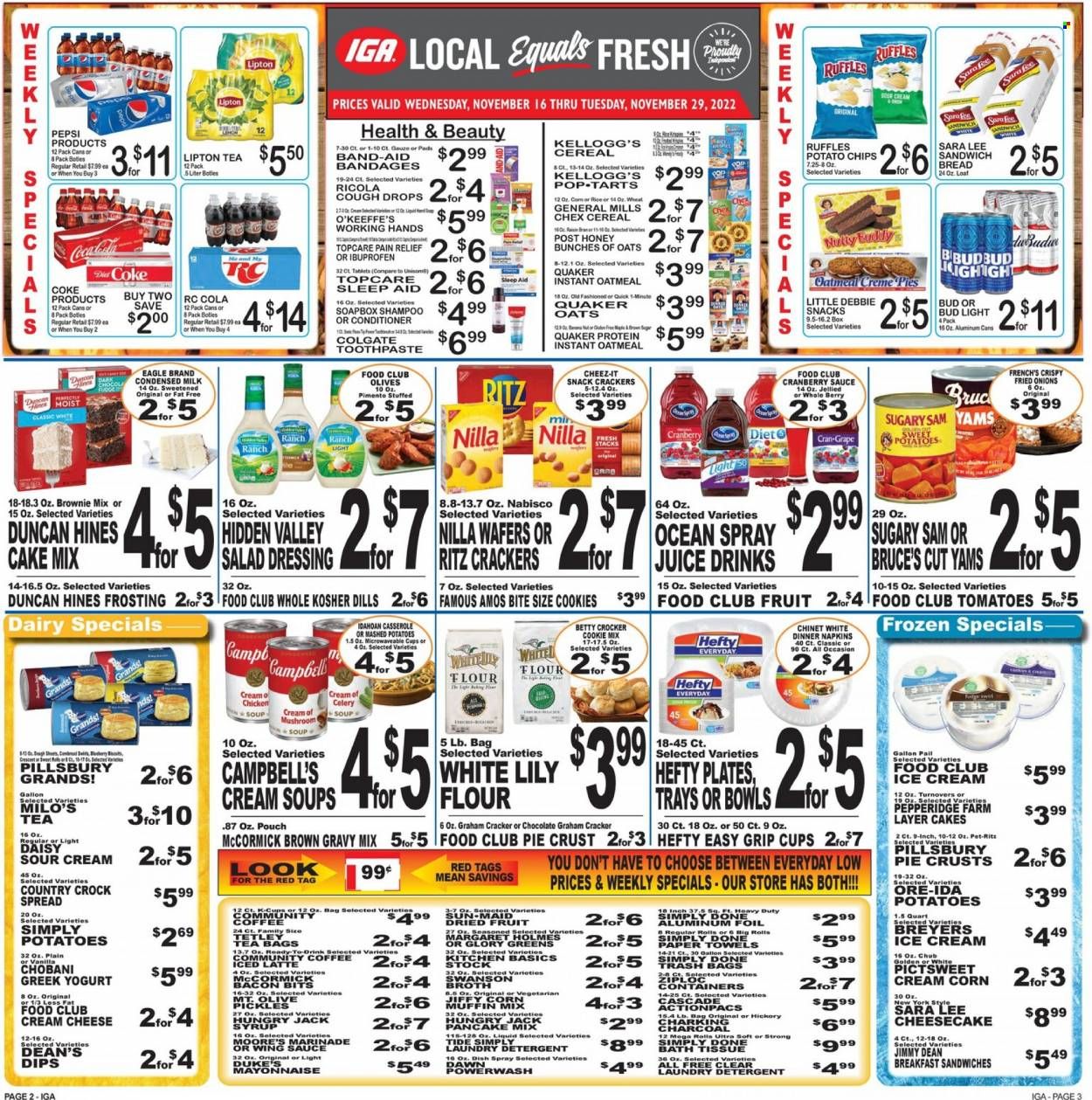 IGA (50) Weekly Ad Flyer Specials November 16 to November 29, 2022