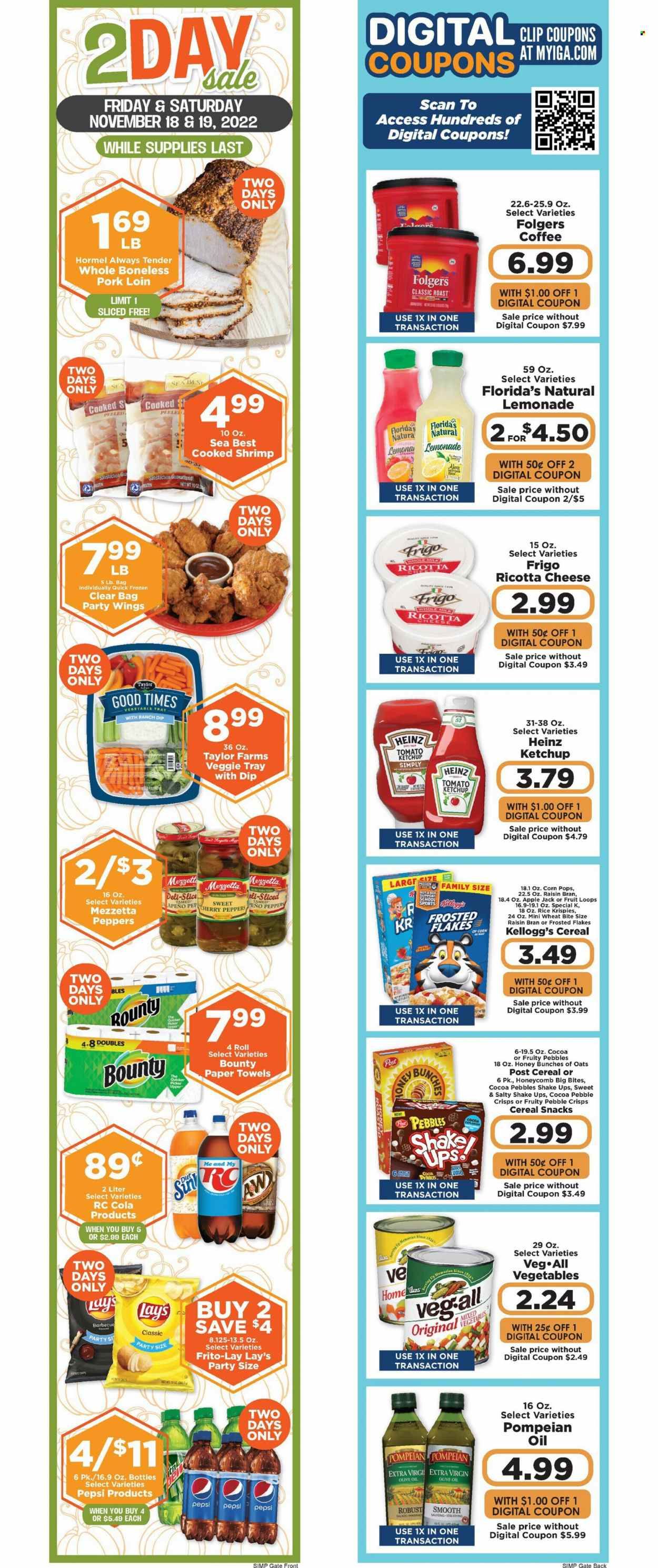 IGA (IN) Weekly Ad Flyer Specials November 16 to November 29, 2022