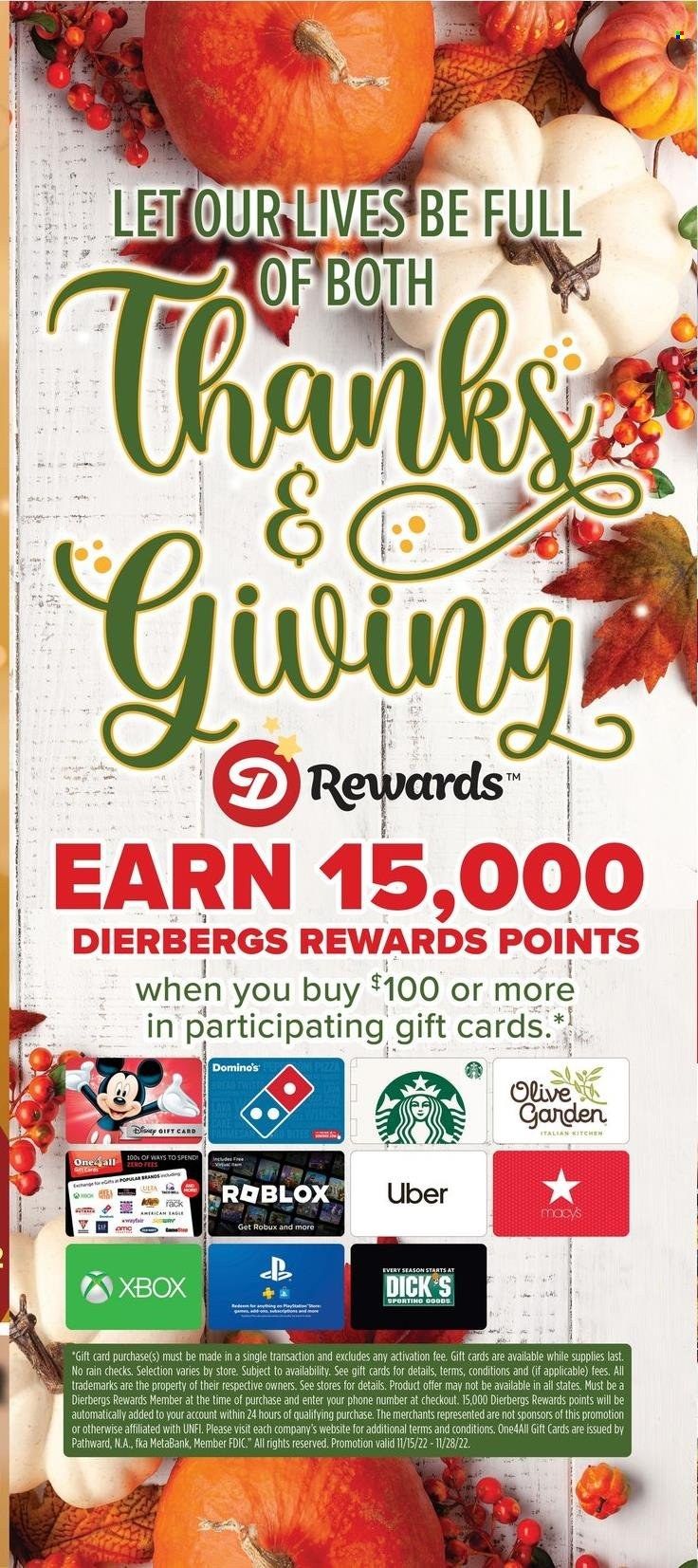 Dierbergs (IL, MO) Weekly Ad Flyer Specials November 15 to November 28, 2022