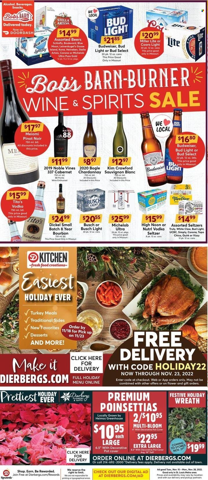 Dierbergs (IL, MO) Weekly Ad Flyer Specials November 15 to November 28, 2022