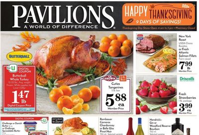 Pavilions (CA) Weekly Ad Flyer Specials November 16 to November 24, 2022