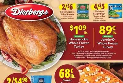 Dierbergs (MO) Weekly Ad Flyer Specials November 15 to November 28, 2022