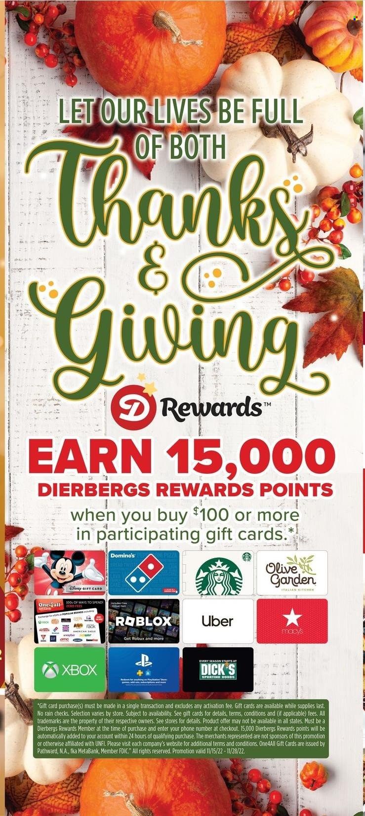 Dierbergs (MO) Weekly Ad Flyer Specials November 15 to November 28, 2022