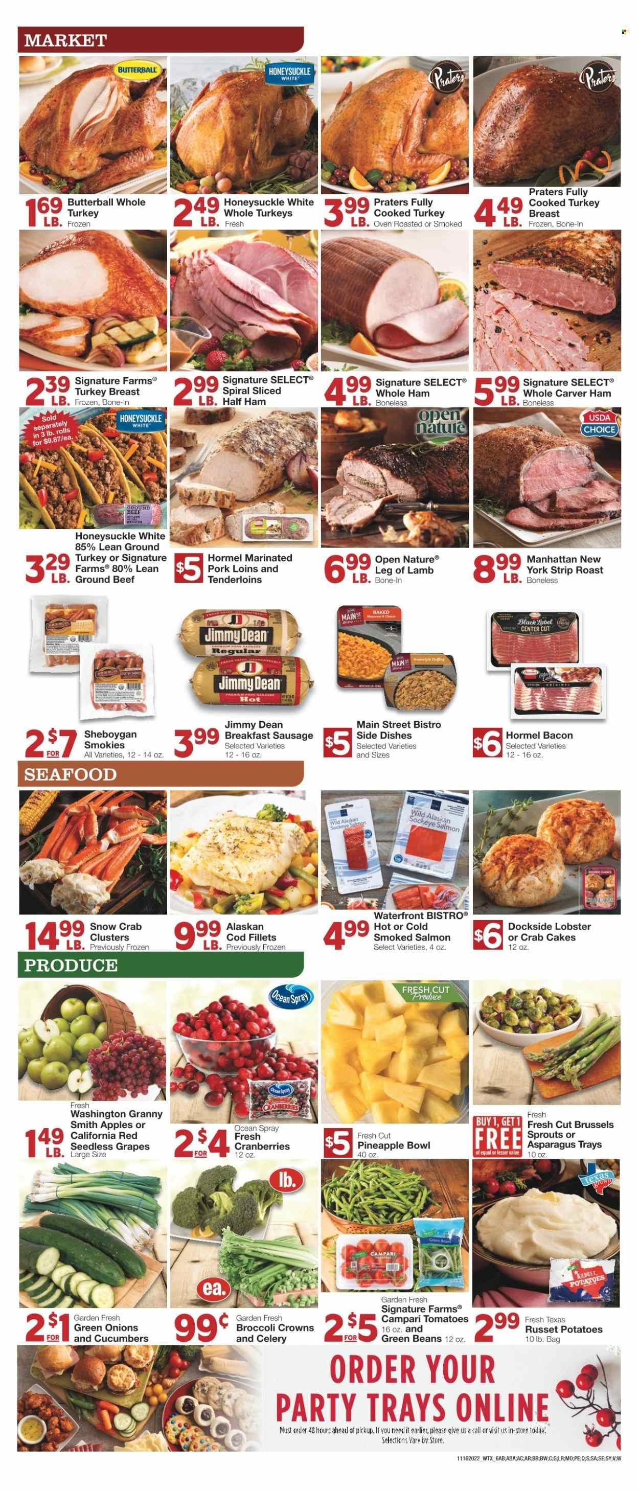United Supermarkets (TX) Weekly Ad Flyer Specials November 16 to November 23, 2022