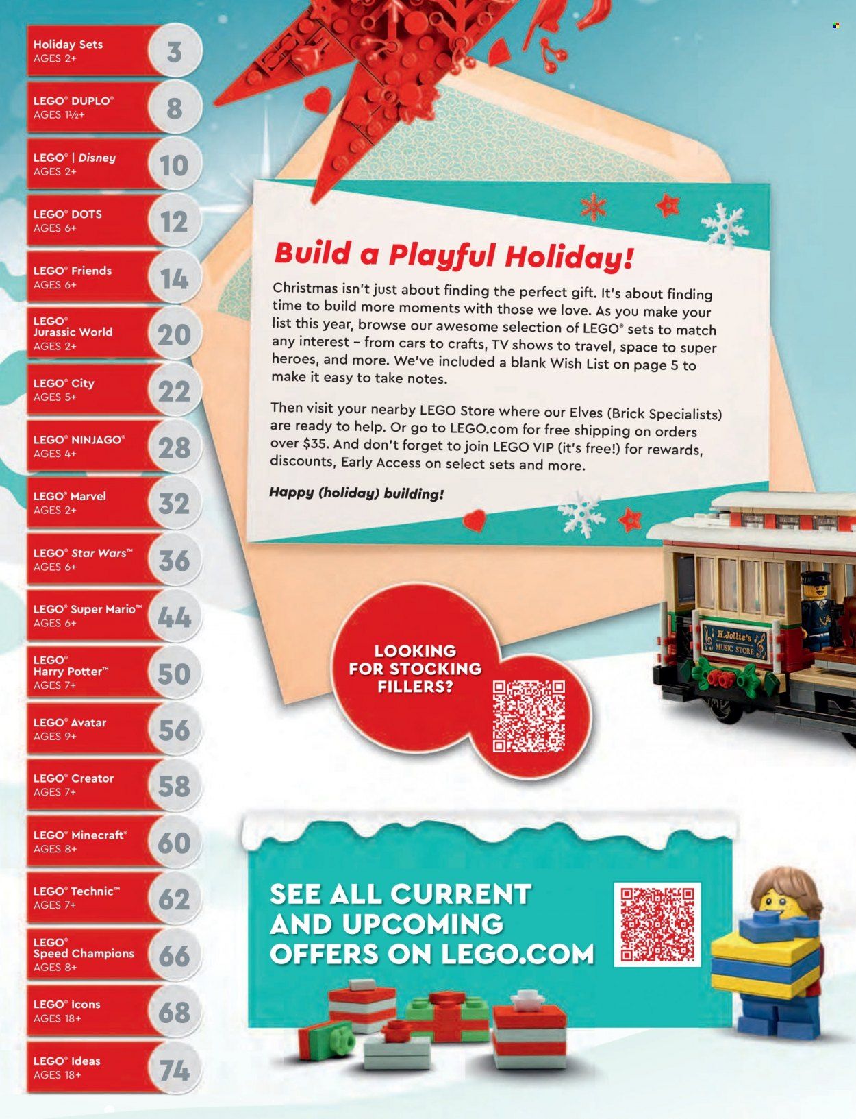 LEGO Weekly Ad Flyer Specials November 11 to November 22, 2022