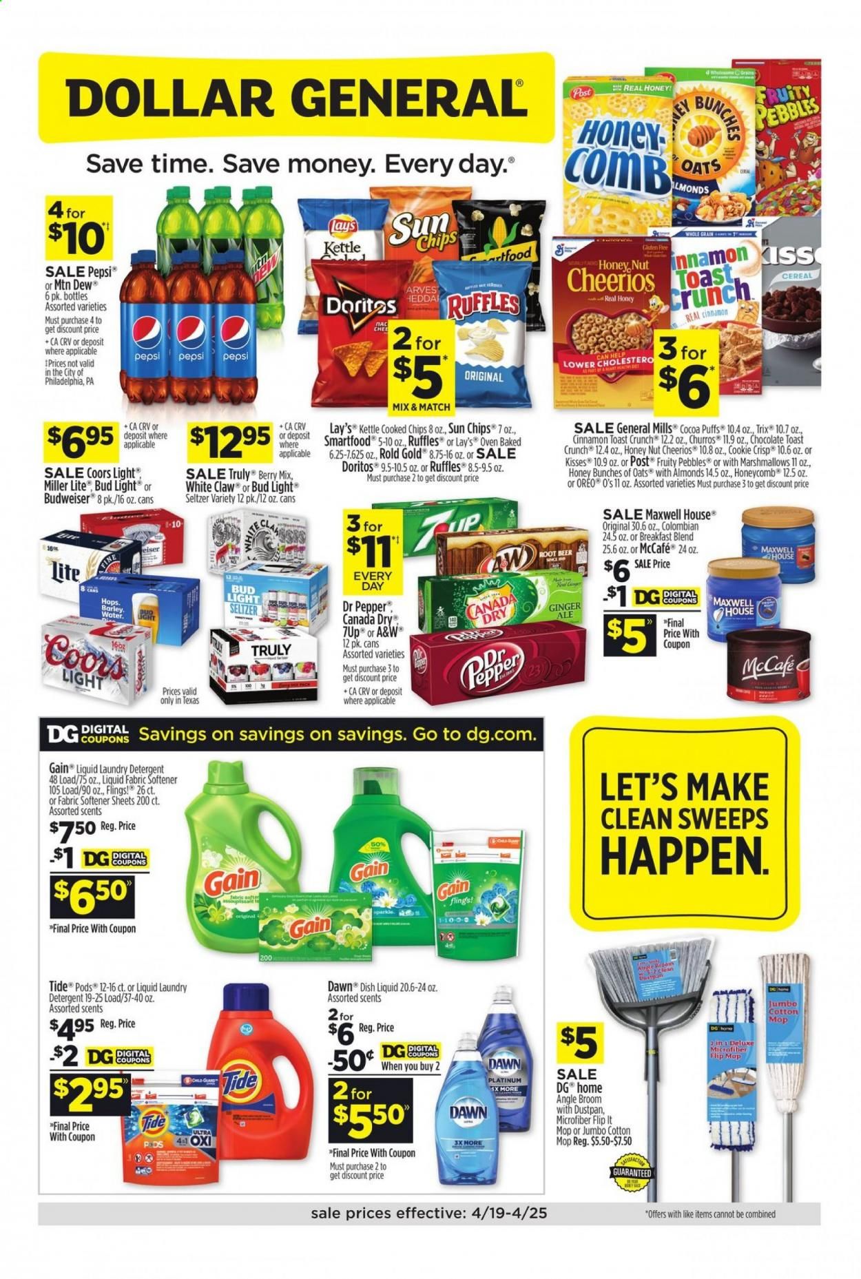 Dollar General Weekly Ad & Flyer April 19 to 25