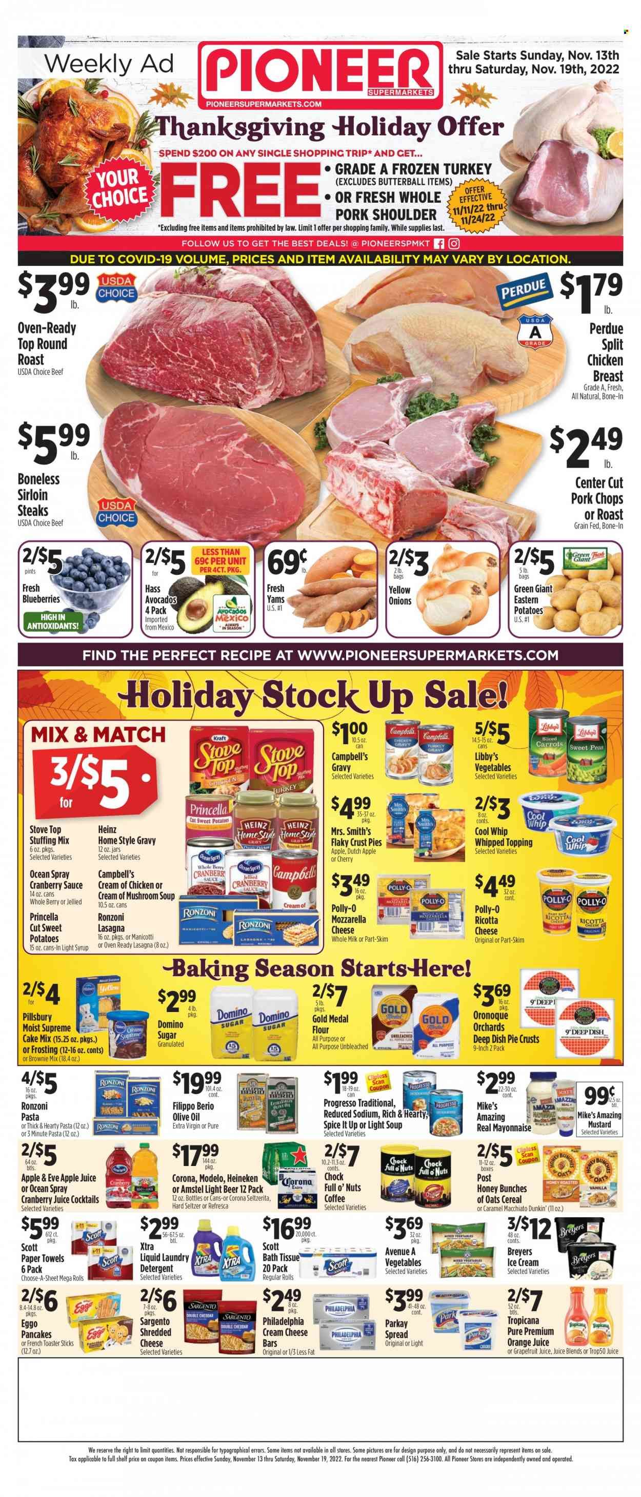 Pioneer Supermarkets (NJ, NY) Weekly Ad Flyer Specials November 13 to November 19, 2022
