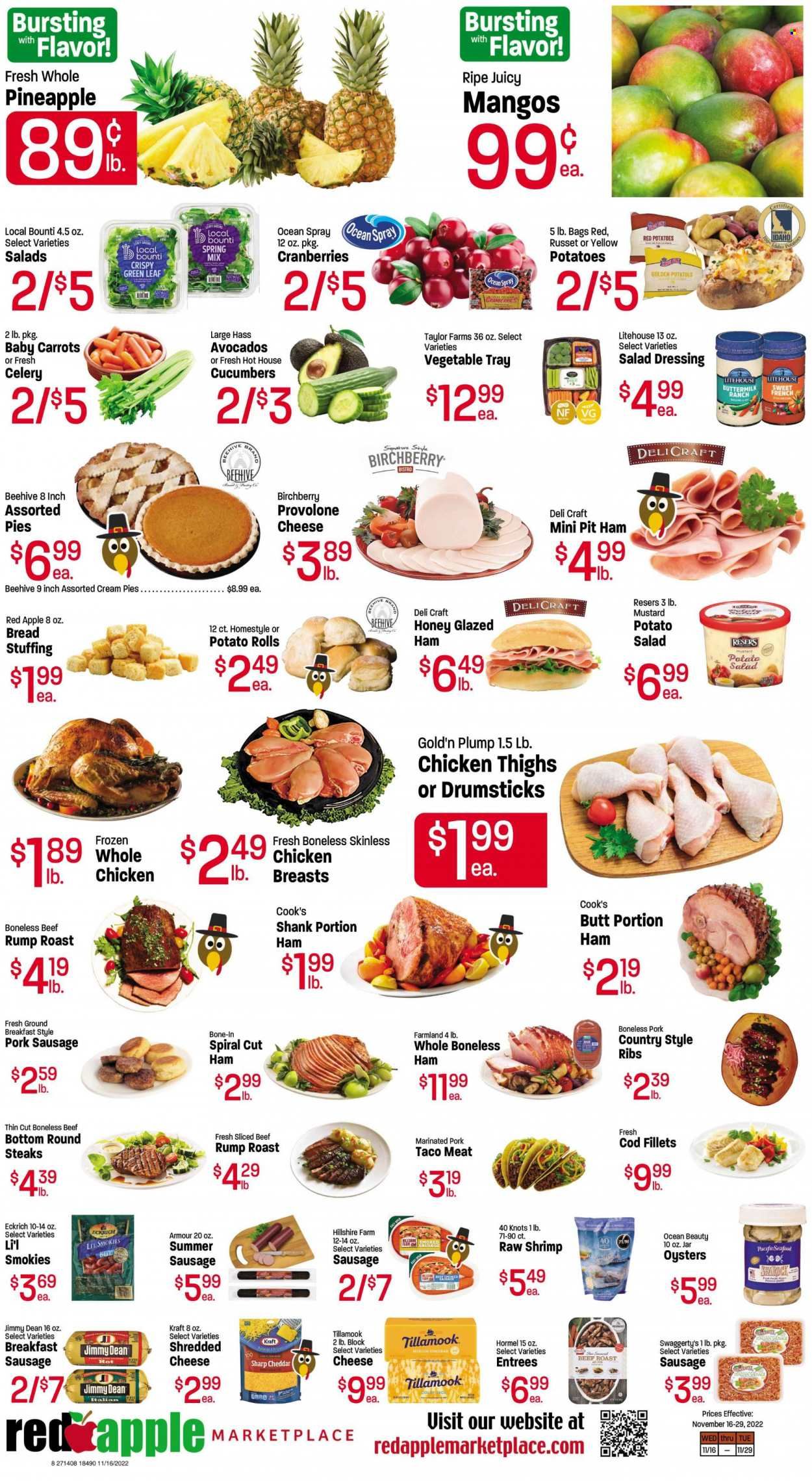 Red Apple Marketplace (OR) Weekly Ad Flyer Specials November 16 to November 29, 2022