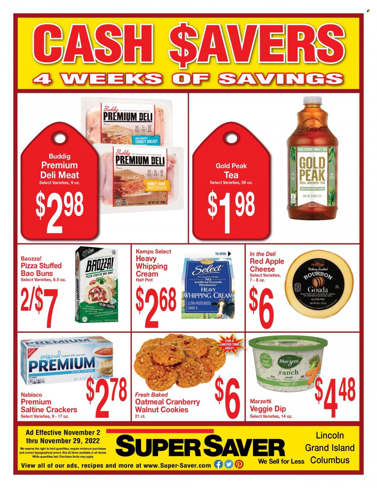 Super Saver Weekly Ad Flyer Specials November 2 to November 29, 2022