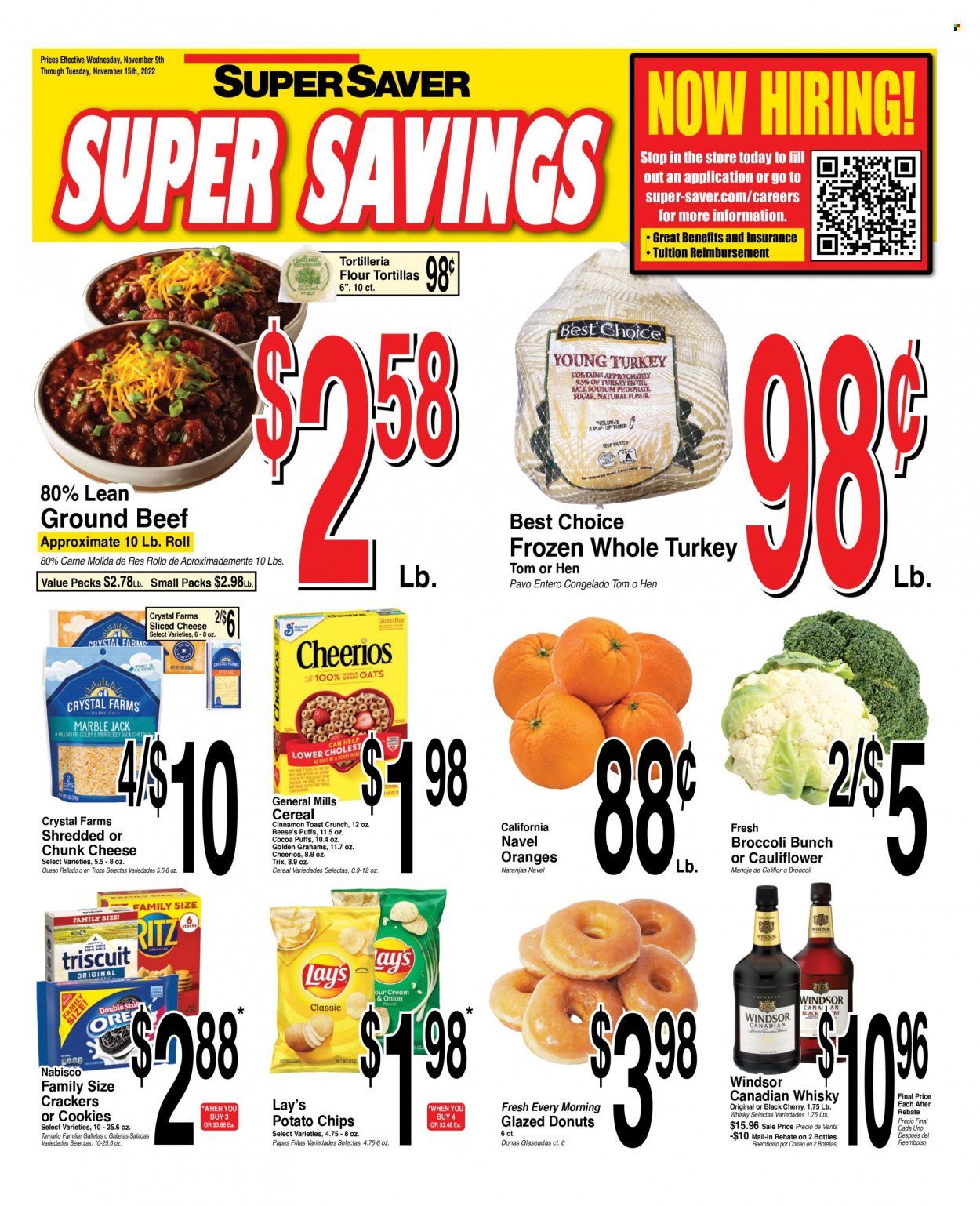 Super Saver Weekly Ad Flyer Specials November 9 to November 15, 2022