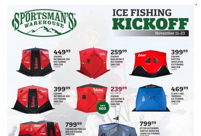 Sportsman's Warehouse Weekly Ad Flyer Specials November 11 to November 23, 2022