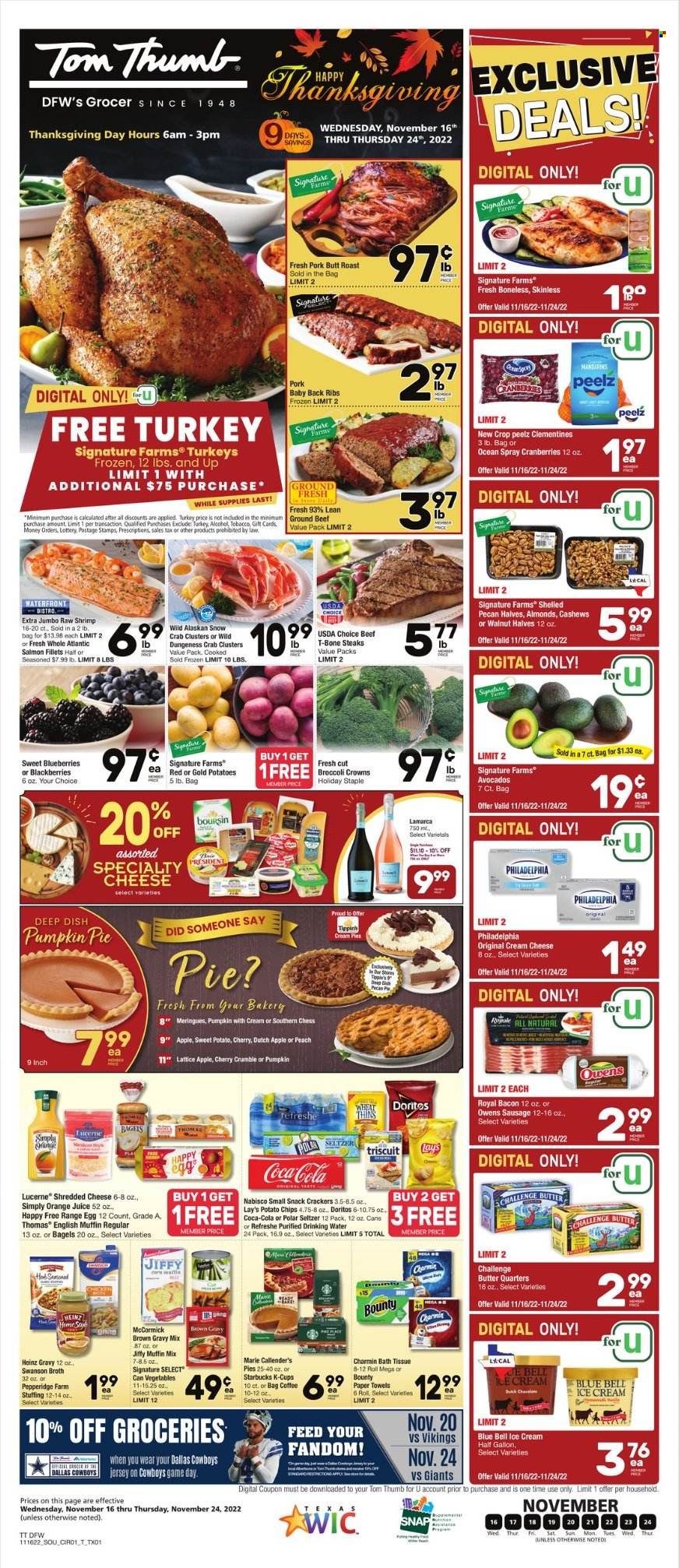 Tom Thumb (TX) Weekly Ad Flyer Specials November 16 to November 22, 2022