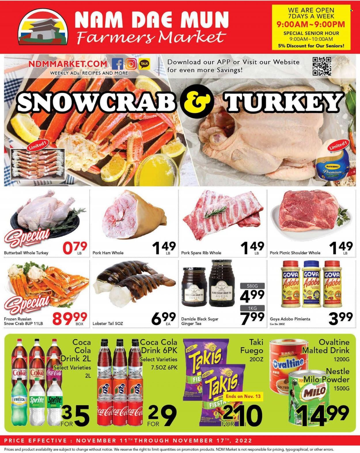 Nam Dae Mun Farmers Market (GA) Weekly Ad Flyer Specials November 11 to November 17, 2022