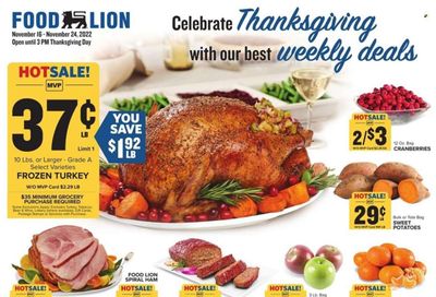 Food Lion (MD) Weekly Ad Flyer Specials November 16 to November 24, 2022