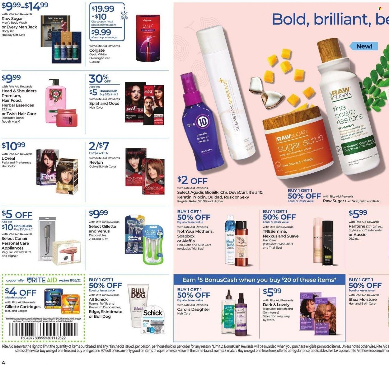 RITE AID Weekly Ad Flyer Specials November 20 to November 26, 2022
