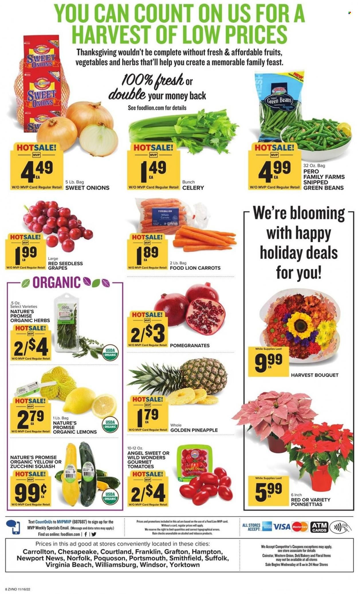 Food Lion (VA) Weekly Ad Flyer Specials November 16 to November 24, 2022