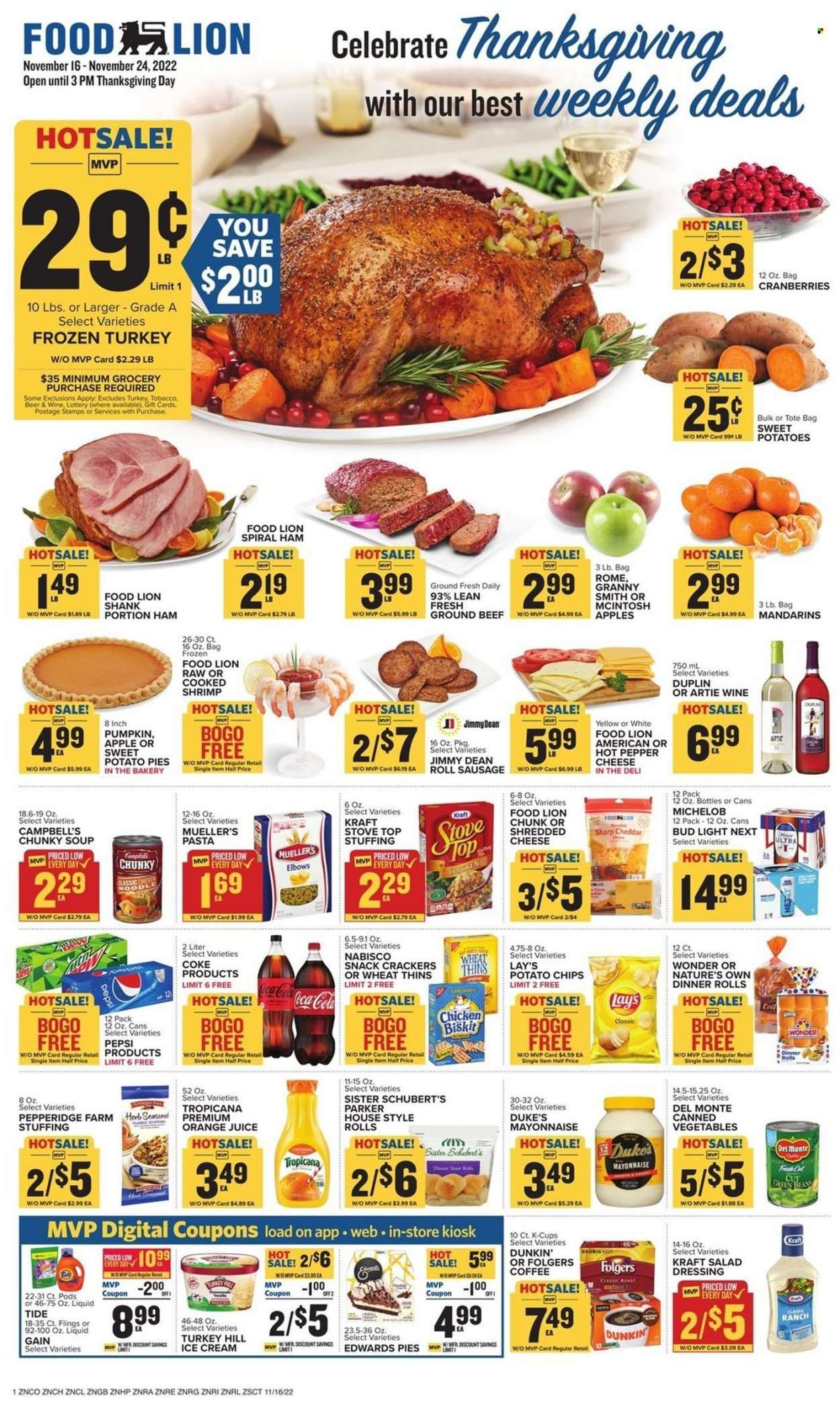 Food Lion (NC) Weekly Ad Flyer Specials November 16 to November 24, 2022