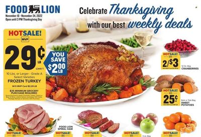 Food Lion (NC) Weekly Ad Flyer Specials November 16 to November 24, 2022
