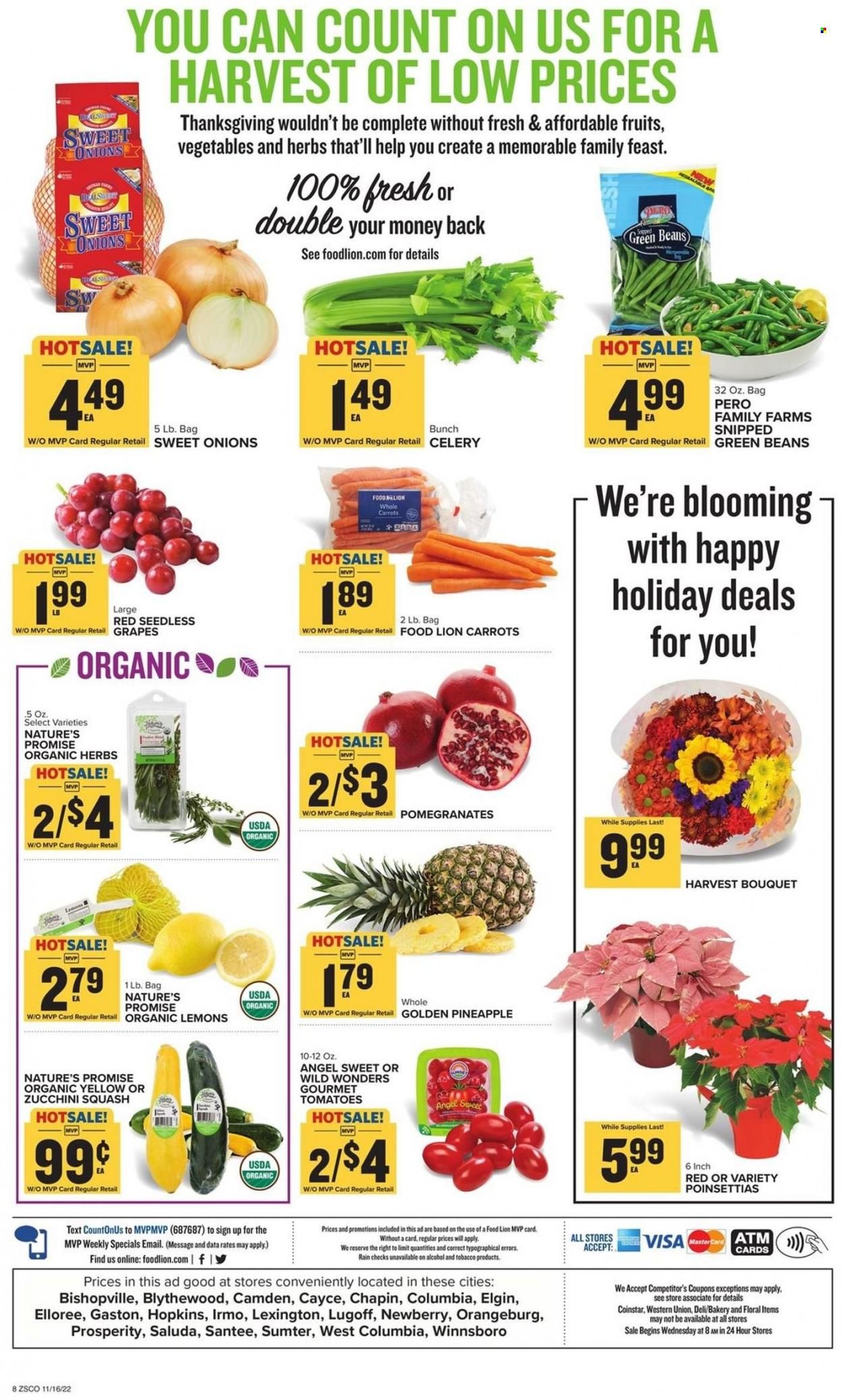 Food Lion (SC) Weekly Ad Flyer Specials November 16 to November 24, 2022
